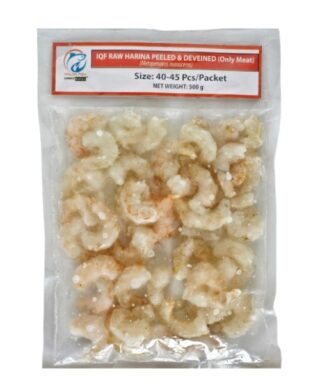 Harina Shrimp Peeled & Deveined IQF (Export Quality) 40-45pcs