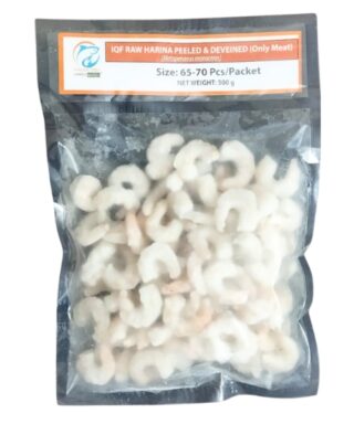 Harina Shrimp Peeled & Deveined IQF (Export Quality) 60-65pcs