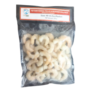 Harina Shrimp Peeled & Deveined (Only Meat) 40-45 PCs