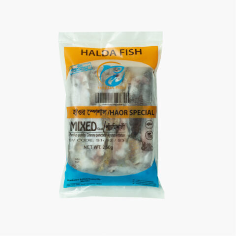 Hawor Panchmishali Mix Fish Block (Processed & Clean) 250g